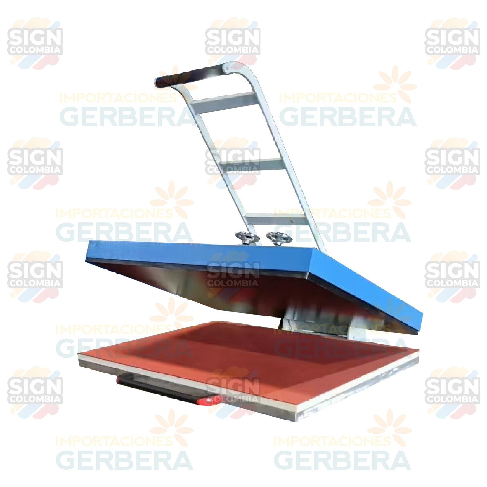 Plancha termofijadora manual gran formato - SIGN COLOMBIA Plotter de corte